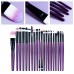 HeriNova Professional 20-Piece Makeup Brush Set – High-Quality Synthetic Brushes for Face, Eyes, and Lips