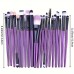 HeriNova Professional 20-Piece Makeup Brush Set – High-Quality Synthetic Brushes for Face, Eyes, and Lips