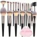 HeriNova Premium Professional Makeup Brush Set – Soft Bristles for Perfect Face and Eye Makeup Application
